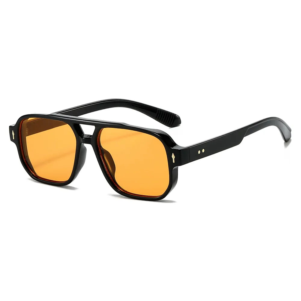 Gafas Naranja Montura Negra