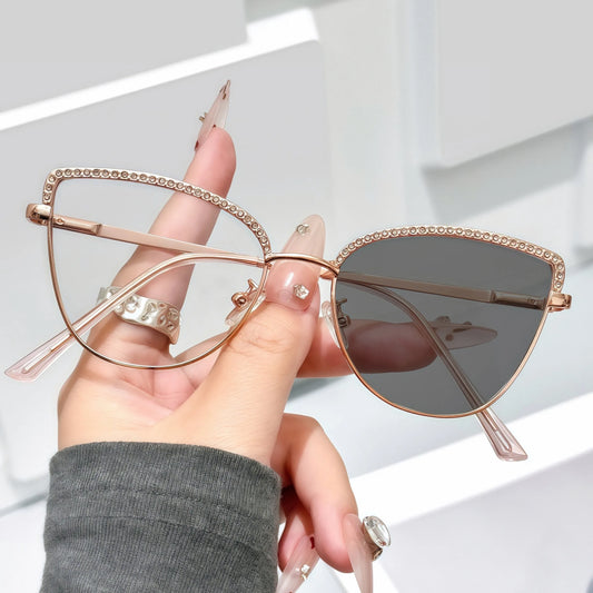 Gafas Ojo Gato Retro Cambian Color