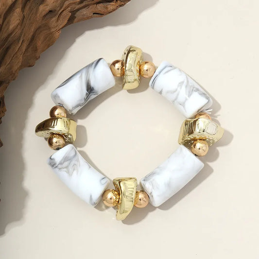 Pulsera Acrílico Exagerada Elástica