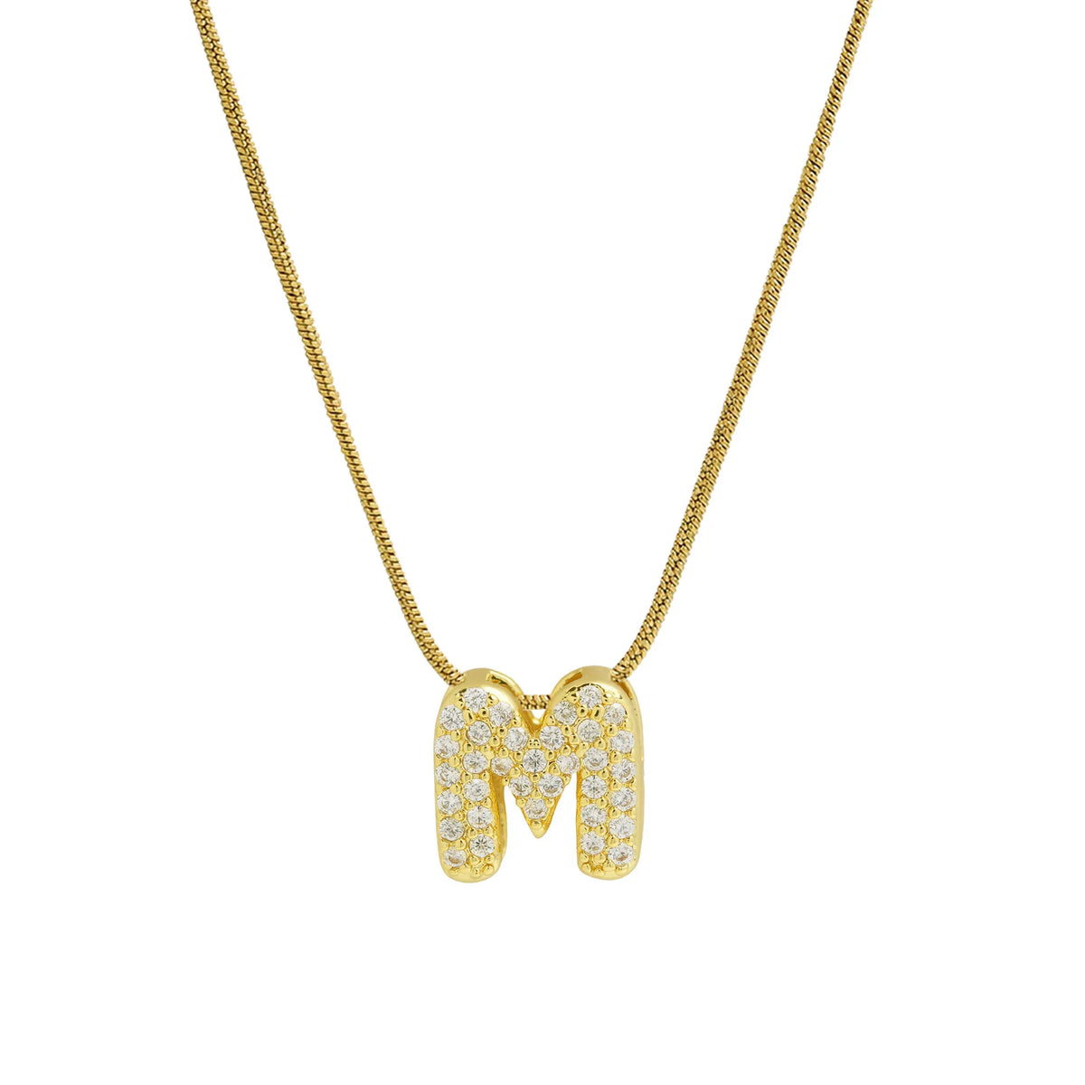 Collar Letra Acero Inoxidable