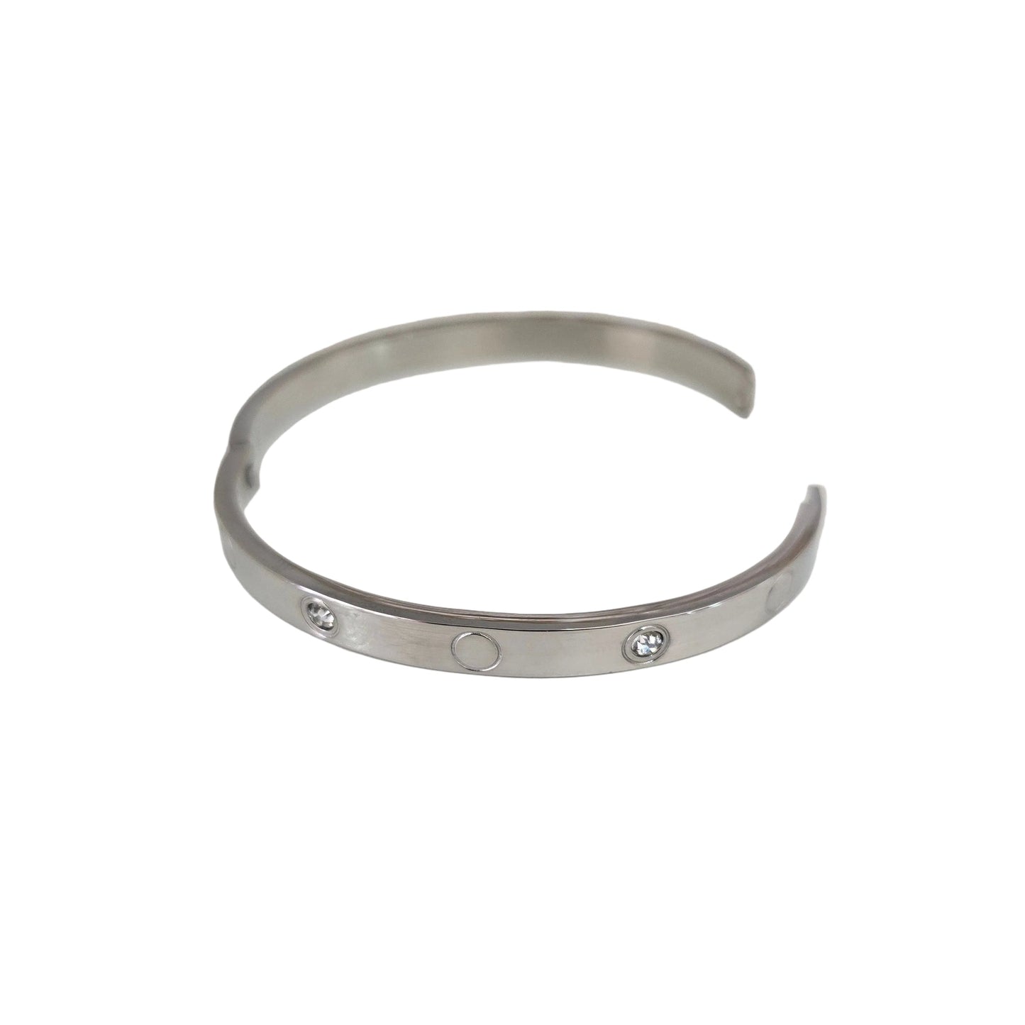 Pulsera Rígida Círculo Acero Inoxidable