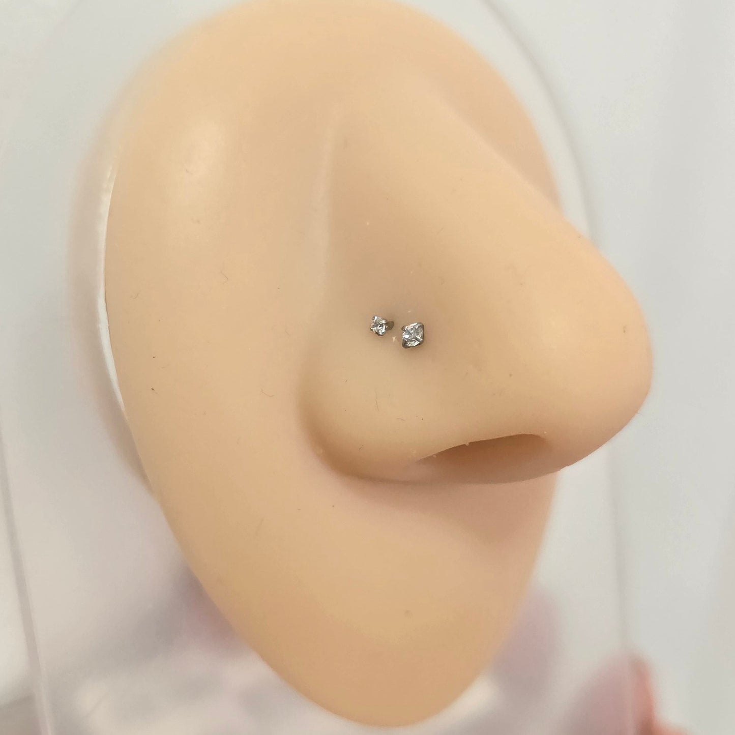 Set Piercing Nariz Acero Inoxidable