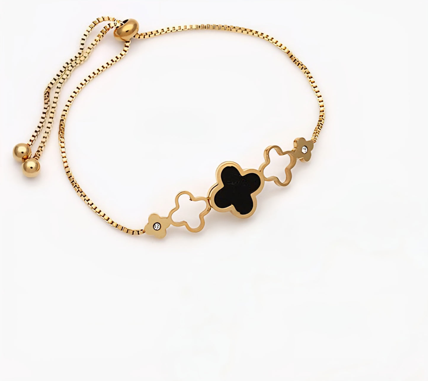 Pulsera Trébol Acero Inoxidable