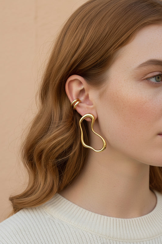 Aretes Irregular Acero Inoxidable