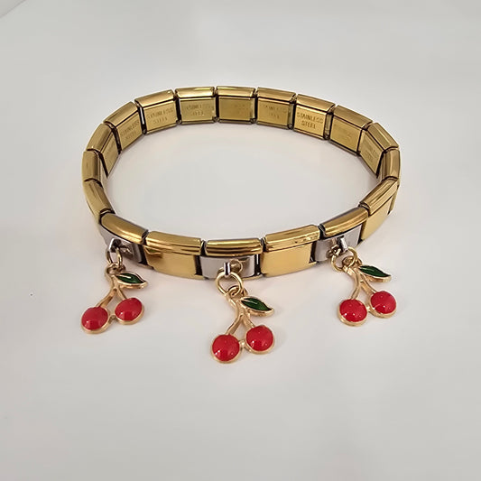 Pulsera Italiana Cerezas