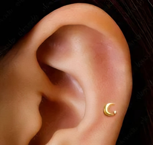 Piercing Luna Acero Inoxidable