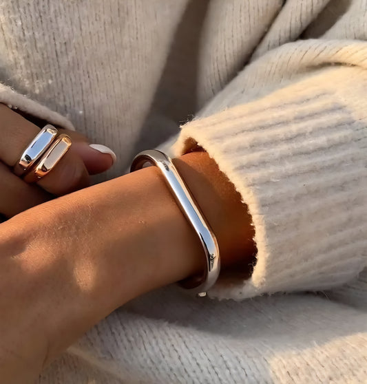 Pulsera Rectangular Acero Inoxidable