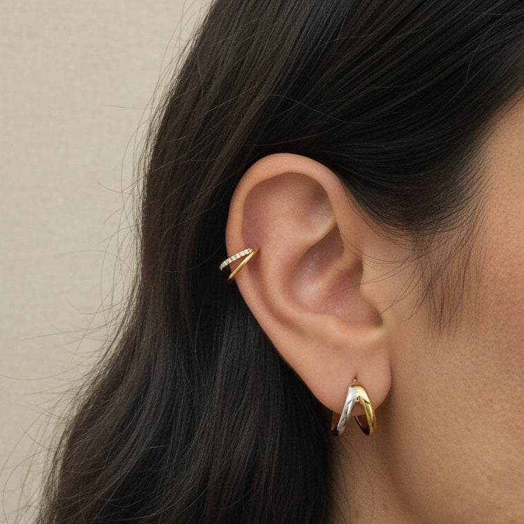 Piercing Dorado Titanio