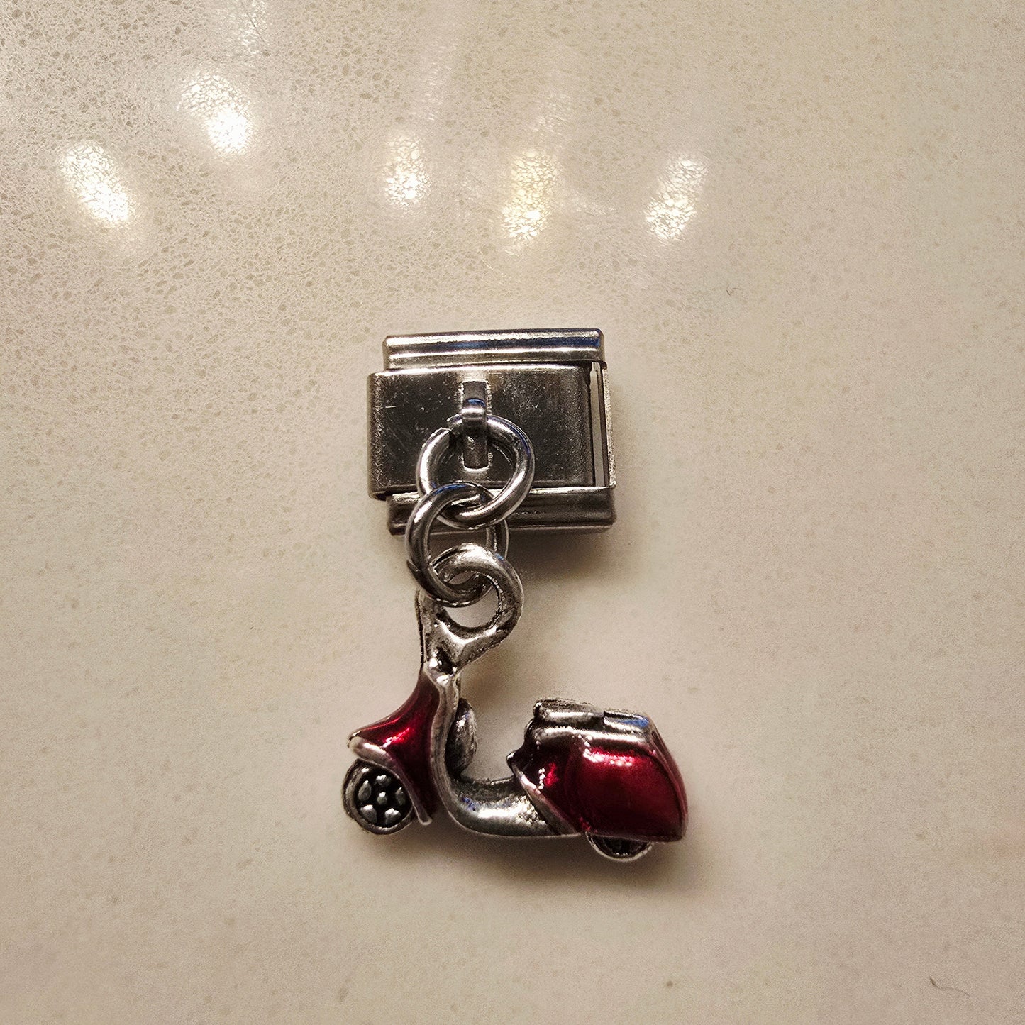 Charm Italiano Moto Acero Inoxidable