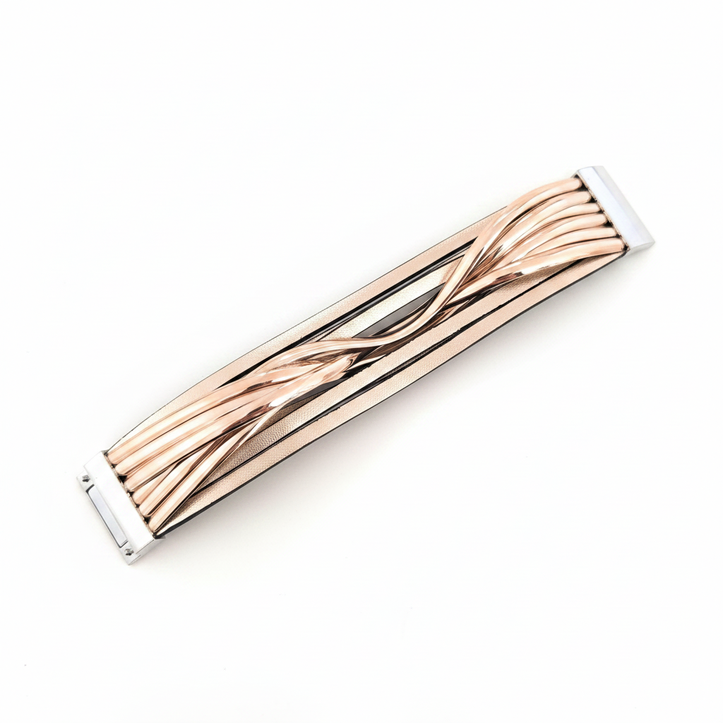 Brazalete Bohemio Cuero Artificial