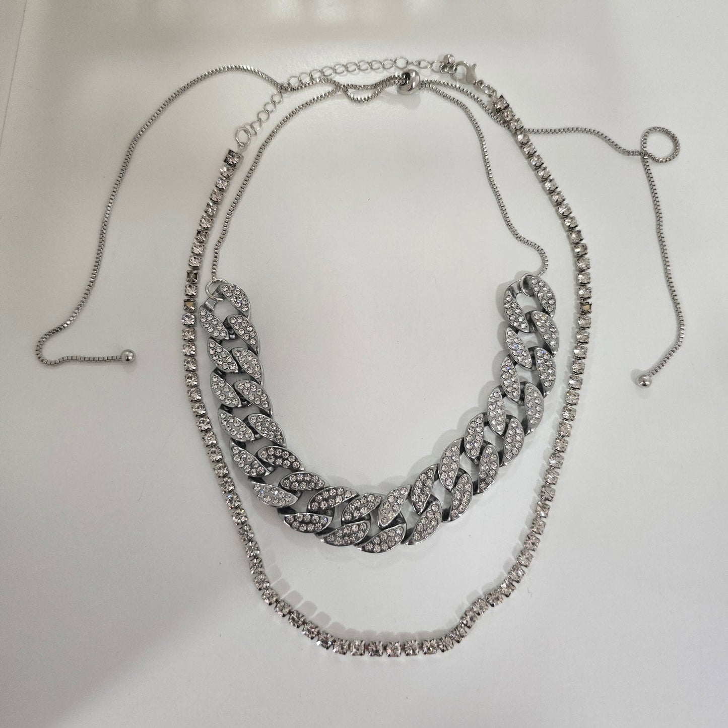 Set Collares Cadena Aleación