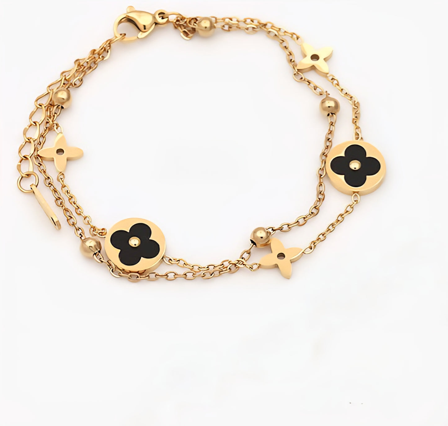 Pulsera Trébol Acero Inoxidable