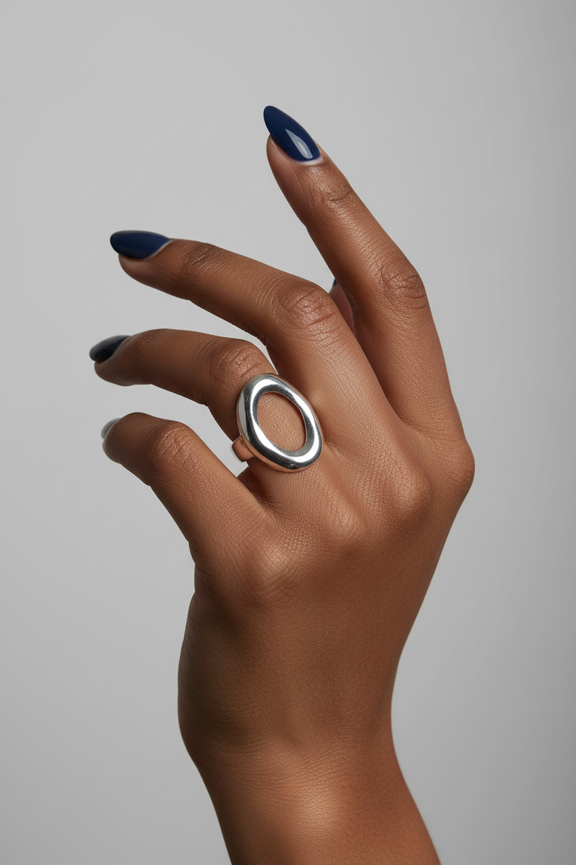 Anillo Abierto Acero Inoxidable