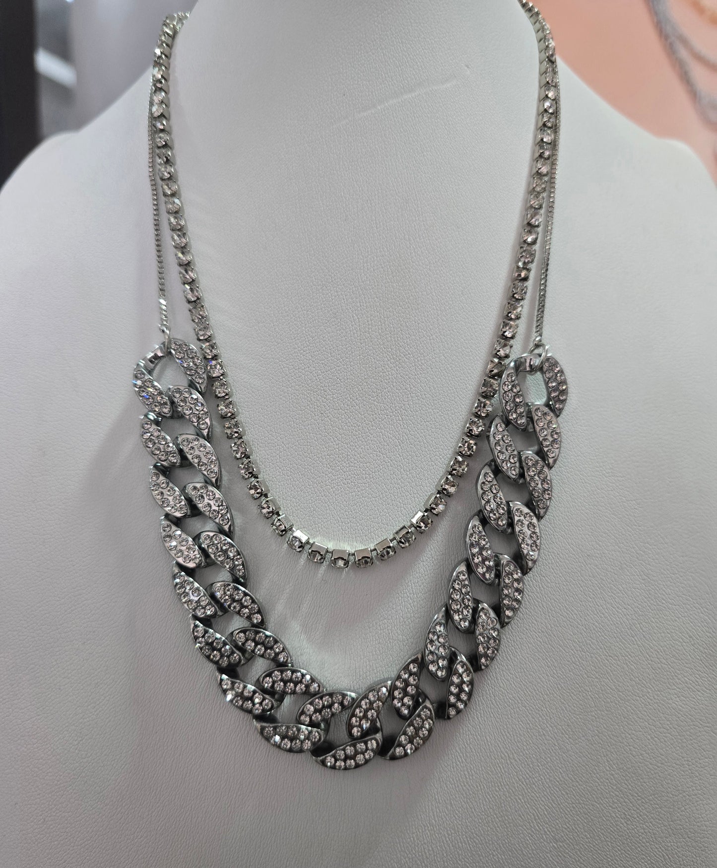 Set Collares Cadena Aleación