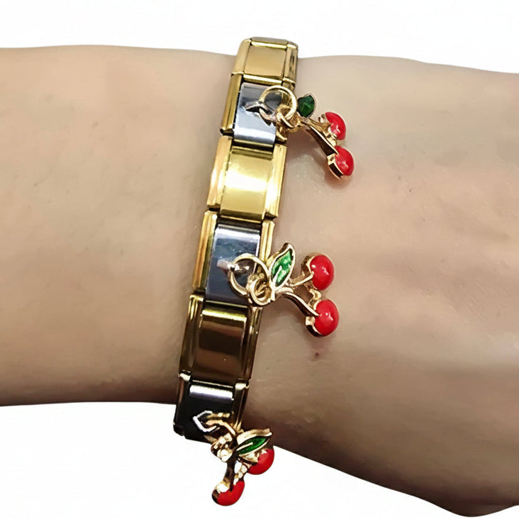 Pulsera Italiana Cerezas