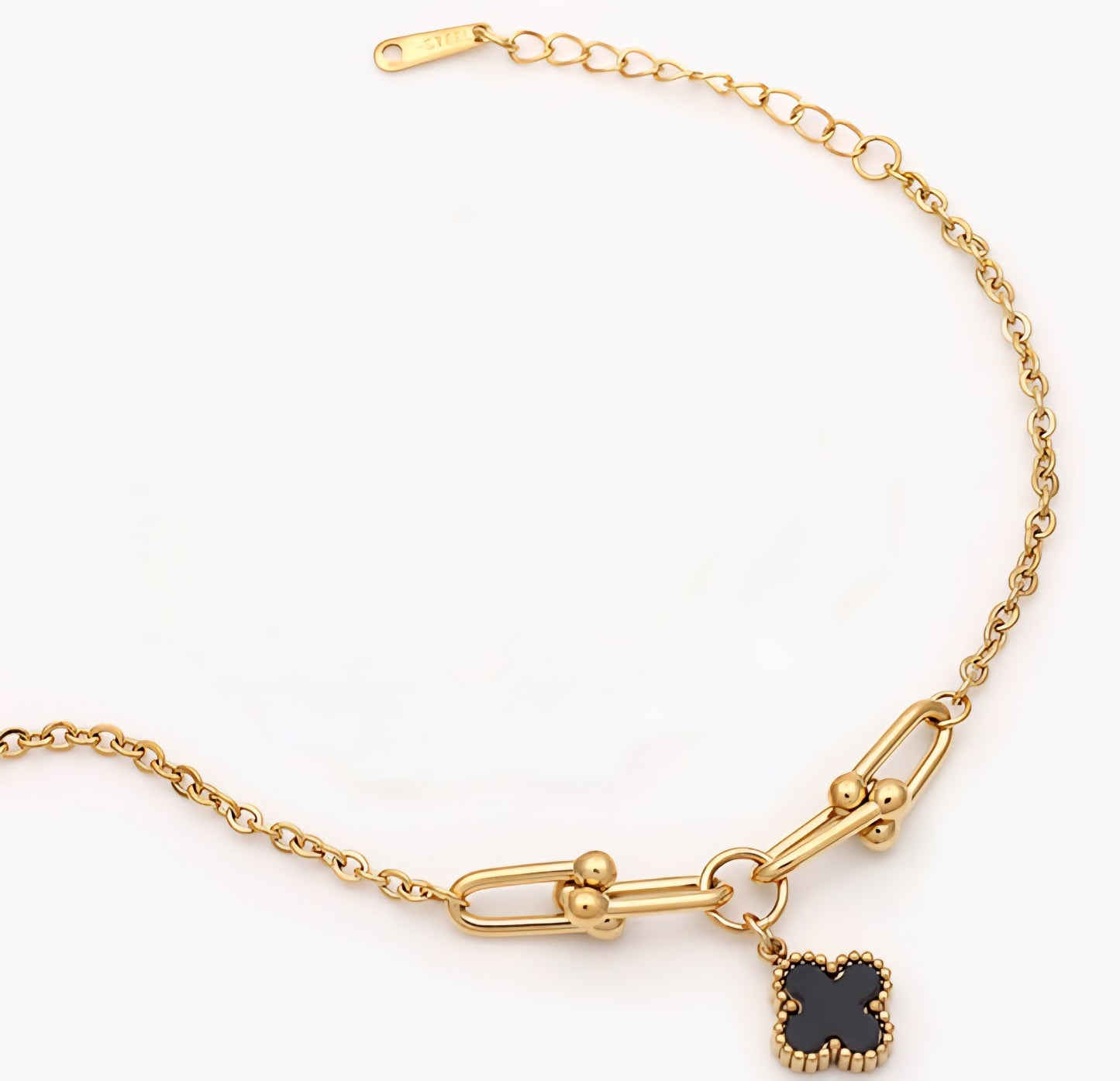 Pulsera Trébol Acero Inoxidable