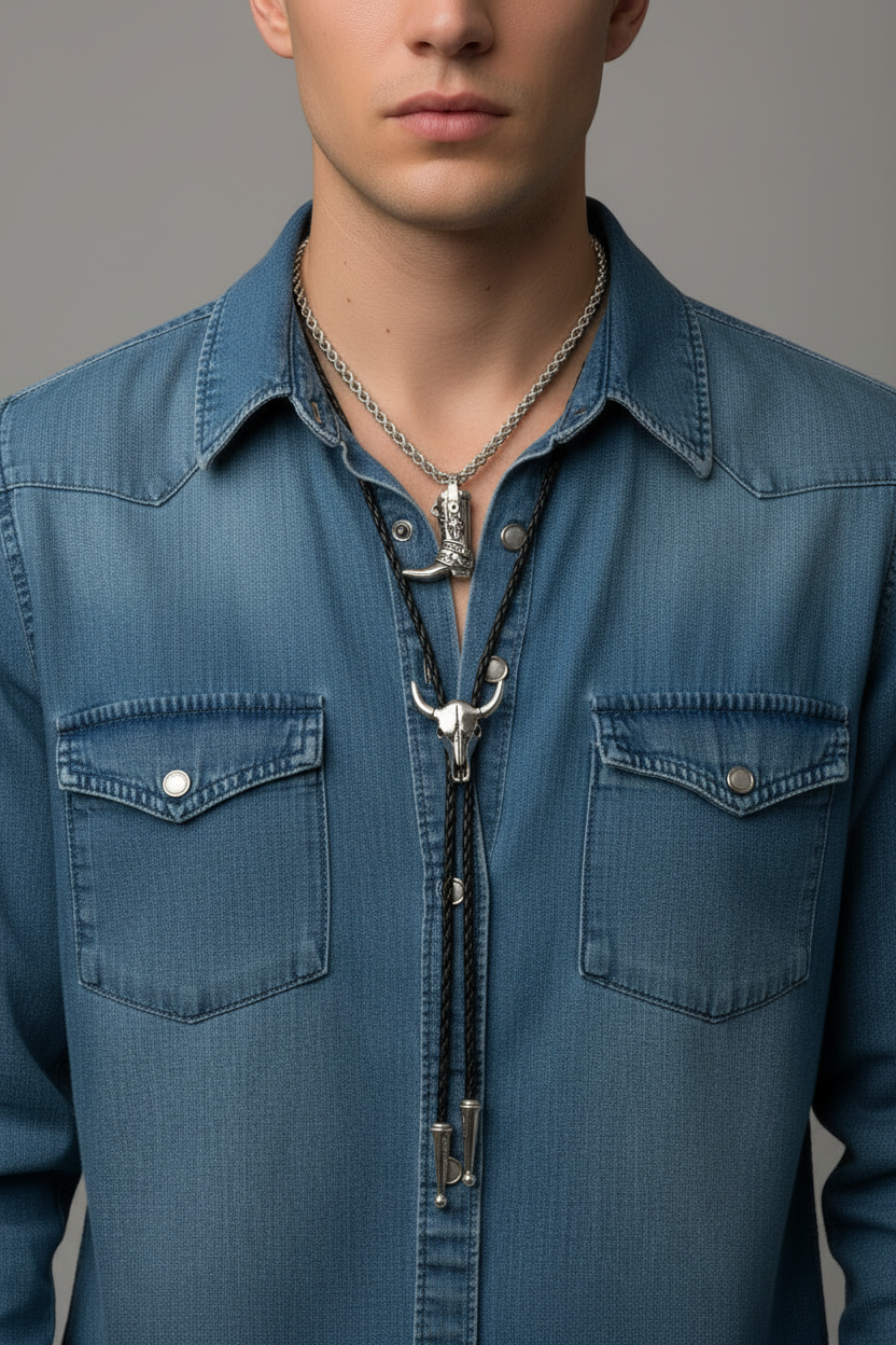 Collar Bota Acero Inoxidable