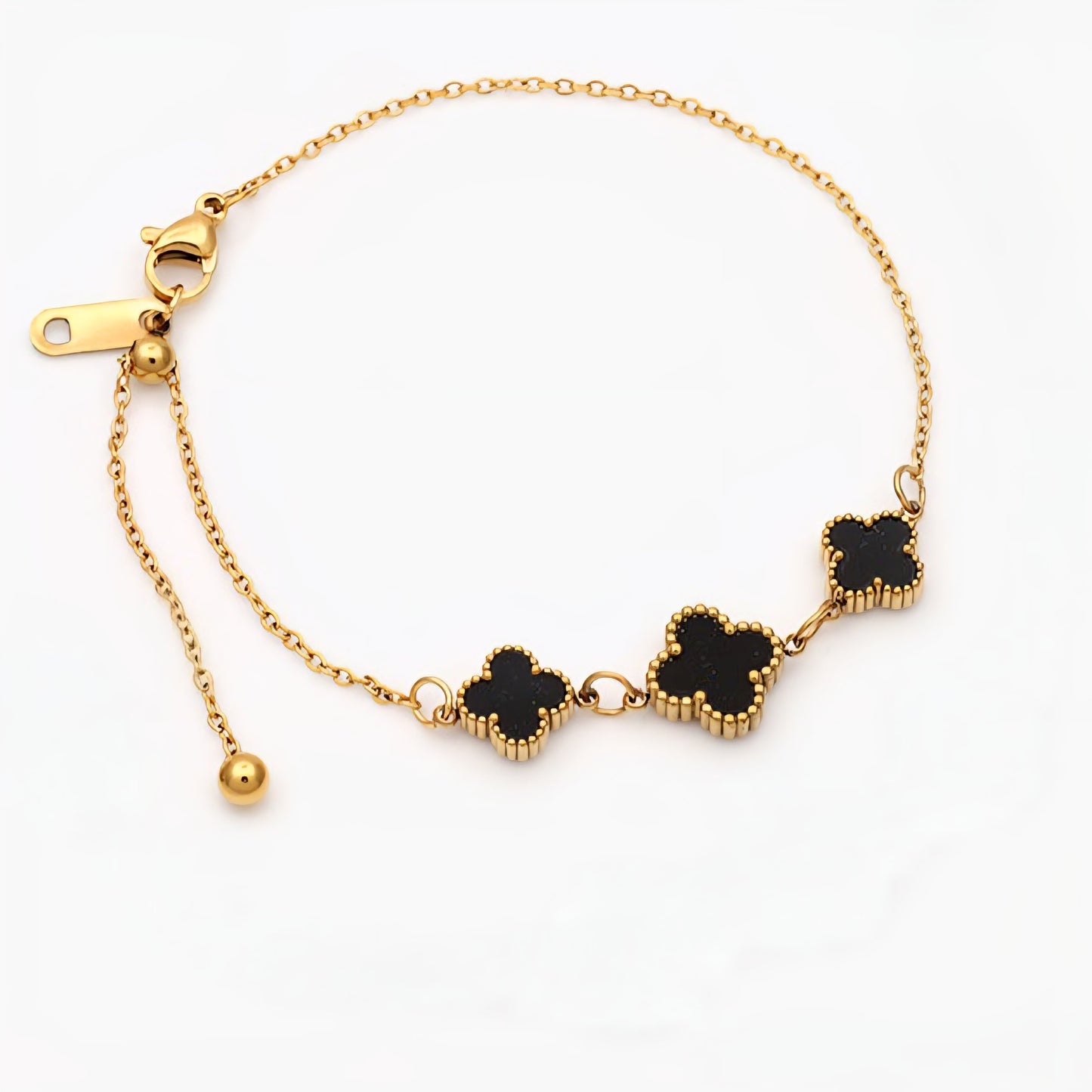 Pulsera Trébol Acero Inoxidable