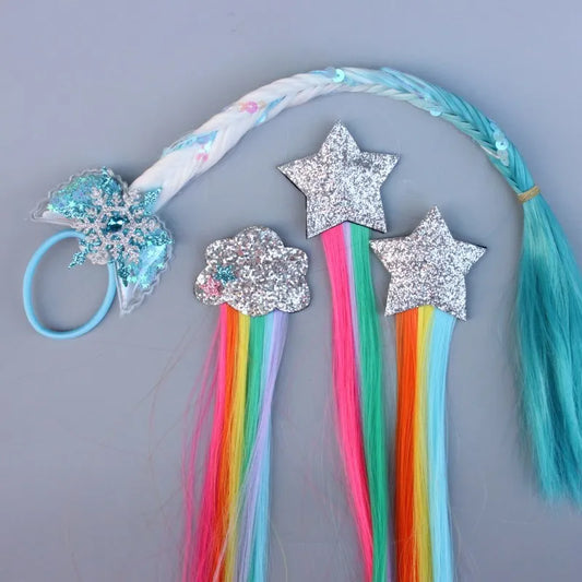 Extension para Cabello Arcoiris Nube
