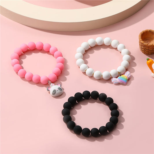 Set 3 Pulseras Corazón