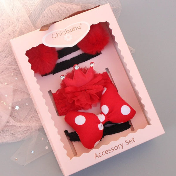 Set Banditas para el Cabello Rojas
