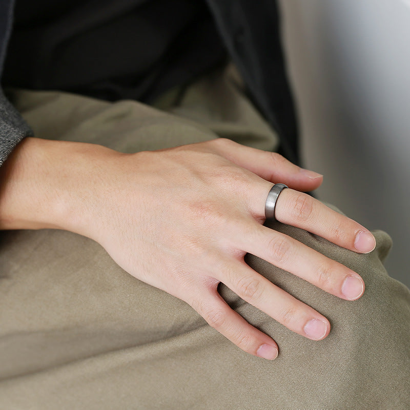 Anillo Acero De Tungsteno