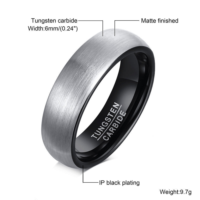 Anillo Acero De Tungsteno